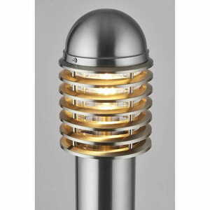 Lampa stojąca ogrodowa Endon Louvre nikiel IP44 100 cm YG-6003-SS small 2