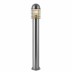 Lampa stojąca ogrodowa Endon Louvre nikiel IP44 100 cm YG-6003-SS small 0