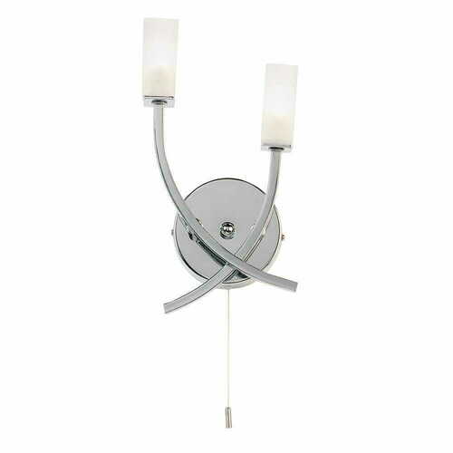 Sprawdź Kinkiet Endon Havana chrom biały LED G9 2x3W 28 cm