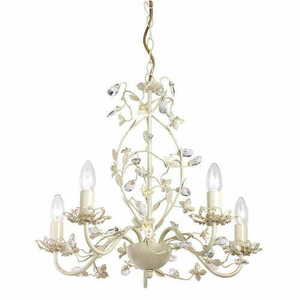 Lampa wisząca Endon Lullaby 5xE14 kremowo-złota Ø50,5 cm small 0