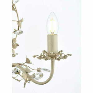 Lampa wisząca Endon Lullaby 3xE14 beżowa kremowa glamour 37 cm small 2