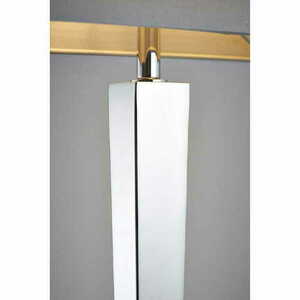 Lampa stojąca Endon Moreto szara chrom tkanina nowoczesna small 2