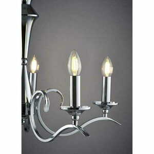 Lampa wisząca Endon Kora 5xE14 chrom nikiel 61 cm small 3