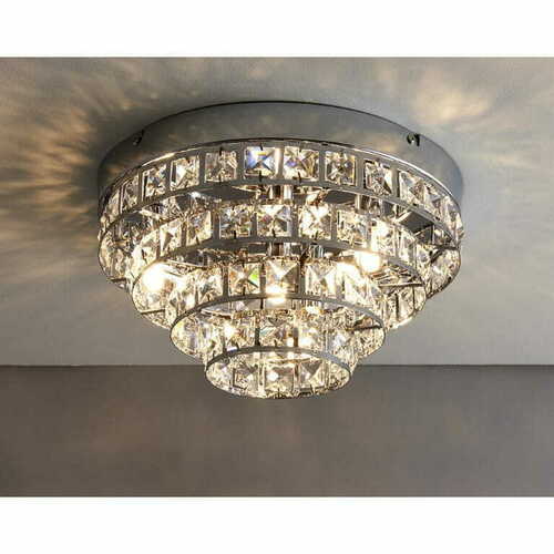 Sprawdź Lampa sufitowa Endon Motown 4xG9 chrom kryształ 30 cm