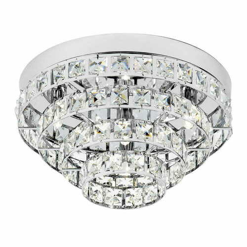 Sprawdź Lampa sufitowa Endon Motown 4xG9 chrom kryształ 30 cm