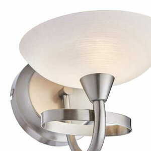 Kinkiet Endon Cagney Nikiel Biały Szklany 1x G9 LED Dimmable small 1