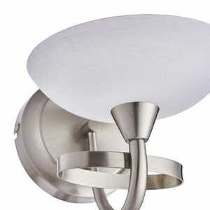 Kinkiet Endon Cagney Nikiel Biały Szklany 1x G9 LED Dimmable small 2