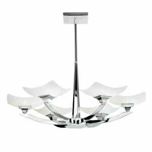 Plafon Endon Ayres 6xG9 chrom biały Ø66,5 cm small 3