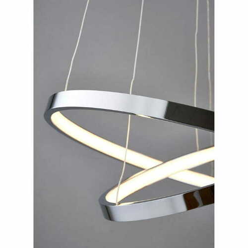 Sprawdź Lampa wisząca Endon Kline KLINE-2CH chrom LED 45 cm