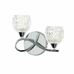 Kinkiet Endon Boyer chrom szkło 2xG9 glamour BOYER-2WBCH-L small 0