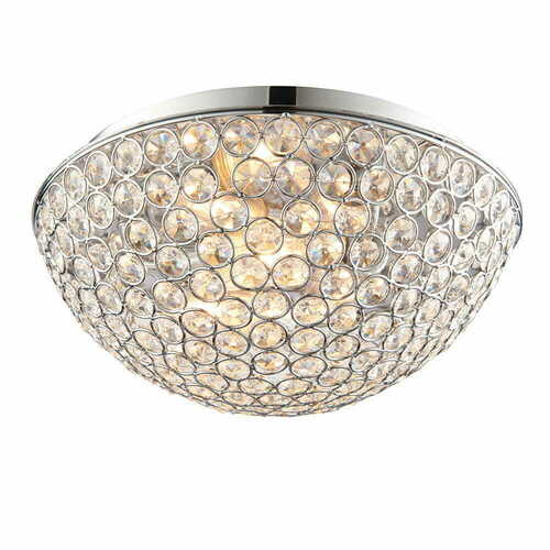 Sprawdź Plafon Endon Chryla chrom kryształ 3xG9 IP44 30,5 cm