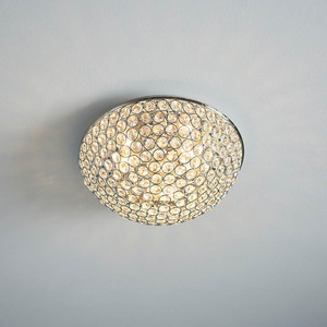 Plafon Endon Chryla chrom kryształ 3xG9 IP44 30,5 cm small 5