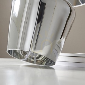 Lampa stołowa Endon Waldorf 61198 – chrom, abażur w kolorze kości słoniowej, 47 cm small 8