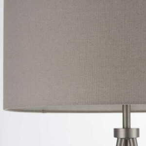 Lampa podłogowa Endon Tri szara beżowa stalowa tkanina 152,5 cm 66987 small 1