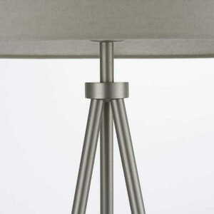 Lampa podłogowa Endon Tri szara beżowa stalowa tkanina 152,5 cm 66987 small 3