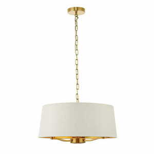 Lampa wisząca Endon Harvey 3x E14 biała/złota 50 cm small 3