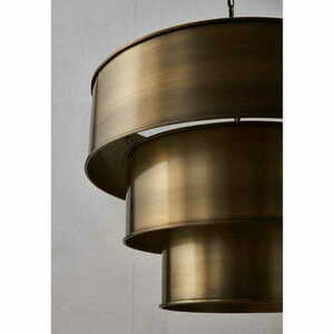 Lampa wisząca Endon Morad mosiężna 62 cm stal E27 1x40W small 4