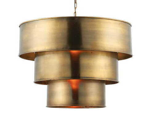 Sprawdź Lampa wisząca Endon Morad mosiężna 62 cm stal E27 1x40W