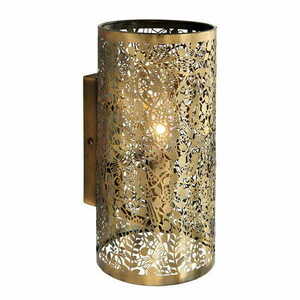 Kinkiet Endon Secret Garden mosiężny stalowy E14 LED 25 cm small 0