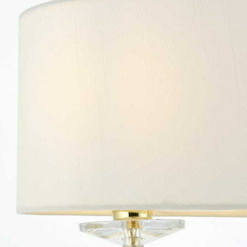 Sprawdź Lampa stojąca Endon Nixon 70564 mosiężna 2xE14 vintage white
