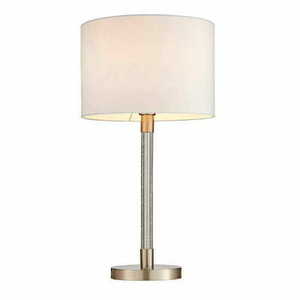 Lampa stojąca Endon Andromeda biała srebrna 60 cm E27 small 3