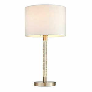 Lampa stojąca Endon Andromeda biała srebrna 60 cm E27 small 0