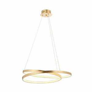 Lampa wisząca LED Endon Scribble złota 55 cm small 0
