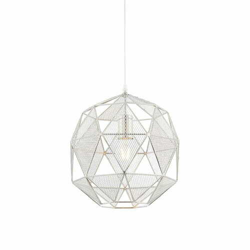 Sprawdź Lampa wisząca Endon Armour chrom stal E27 32 cm 72817