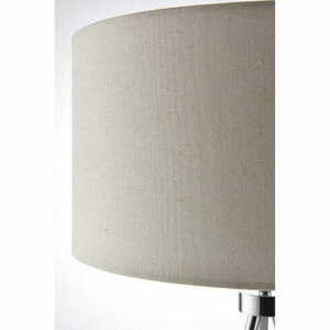 Lampa stojąca Endon Tri beżowo-srebrna tkanina metal 60 cm 73144 small 2