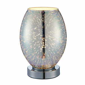 Lampa stojąca Endon Stellar chrom szkło 24 cm 1xE14 small 4