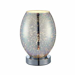 Lampa stojąca Endon Stellar chrom szkło 24 cm 1xE14 small 0