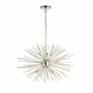 Lampa wisząca LED Endon Lena chrom 9xG9 62 cm small 1