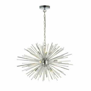 Lampa wisząca LED Endon Lena chrom 9xG9 62 cm small 0