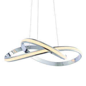 Lampa wisząca LED Aria Endon chrom biała 66 cm 3000K 35W small 0