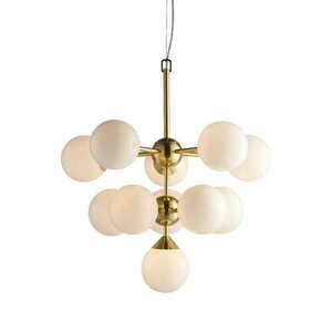 Lampa wisząca Oscar Endon mosiądz biały 11xG9 LED 55,8 cm small 0