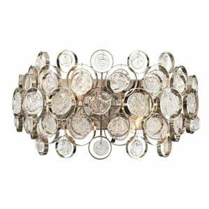 Kinkiet Endon Marella srebrny transparentny metal glamour 2xE14 small 2