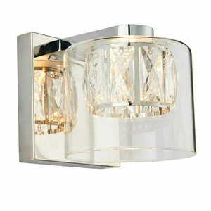Kinkiet Endon Verina chrom szkło glamour 76521 small 0