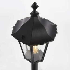 Lampa stojąca ogrodowa Endon Burford czarna IP44 105 cm small 3