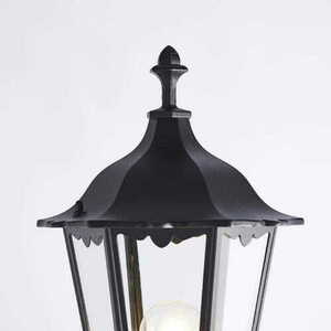 Lampa stojąca Endon Burford czarna aluminiowo-szklana IP44 218 cm small 3
