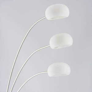 Lampa podłogowa Endon Jaspa LED srebrna nikiel biała 1810lm 180 cm small 2