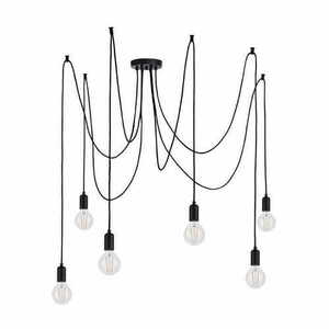 Lampa wisząca Endon Studio czarna 6xE27 stal 76583 small 2