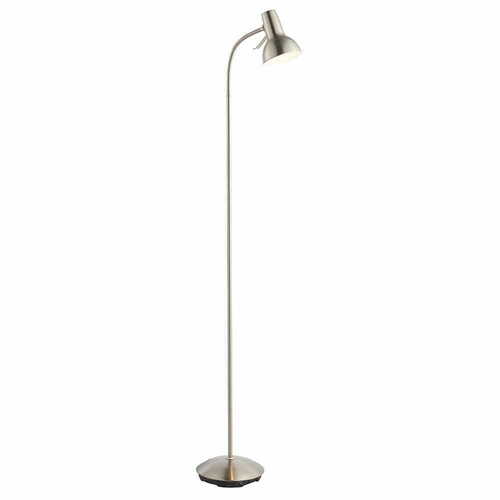 Sprawdź Lampa podłogowa do czytania Endon Amalfi 76606 nikiel satynowy GU10 161 cm