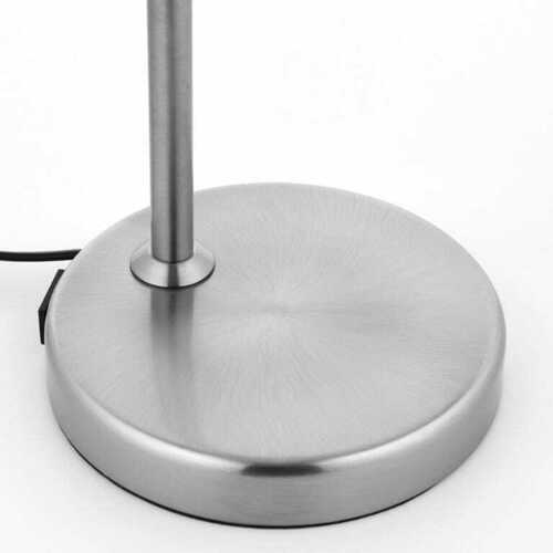 Sprawdź Lampa stojąca Endon Amalfi srebrna nikiel LED GU10 stal 47,5 cm