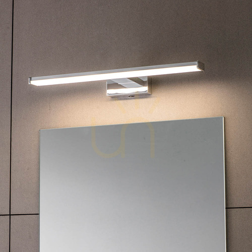 Sprawdź Kinkiet LED Endon Axis chrom IP44 8W 6500K 640lm 40 cm