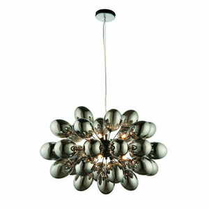 Lampa wisząca Endon Infinity czarna stalowa glamour 8-punktowa LED G9 small 4