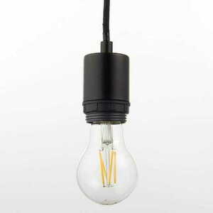 Lampa wisząca Studio Endon czarna stal E27 1-punktowa 10 cm small 3