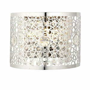 Kinkiet Endon Fayola chrom kryształ G9 LED dimmable 20,2 cm small 0