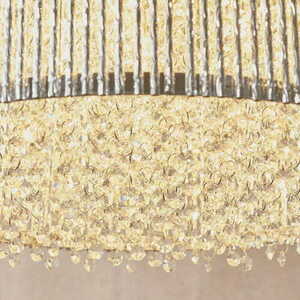 Lampa wisząca Endon Galina chrom kryształ 12xG9 51 cm small 4