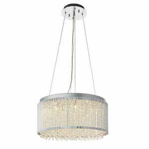Lampa wisząca Endon Galina chrom kryształ 12xG9 51 cm small 0