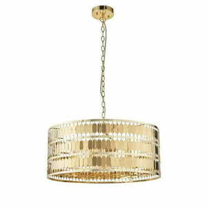 Lampa wisząca Endon Eldora złota 5xE14 56 cm glamour small 2